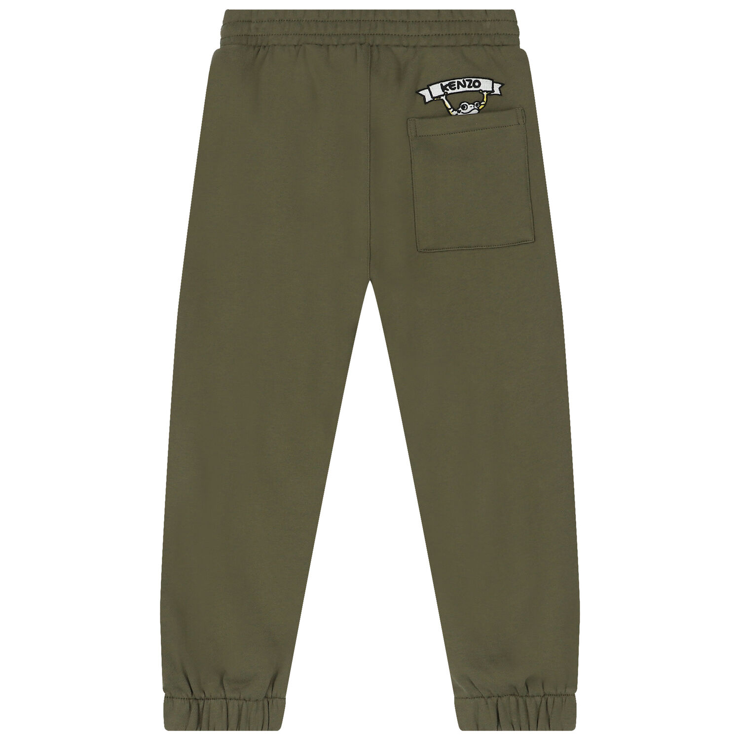 Boys Green Logo & Frog Joggers, 1, hi-res image number null